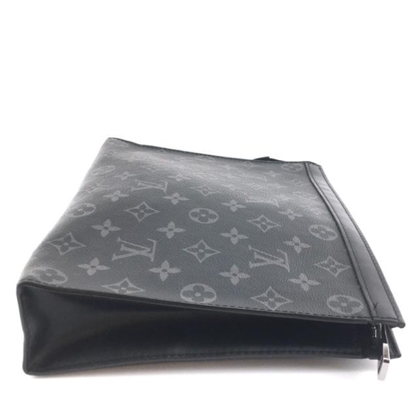 Pochette Voyage Rare Black Monogram Eclipse Clutch - Picture 6 of 12
